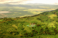 Rhino Lodge is situated a few hundred metres from the Crater Rim