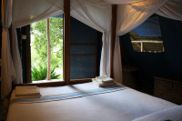 Permanent double tented bungalow