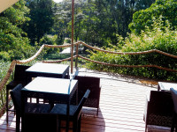 Restaurant terrace view